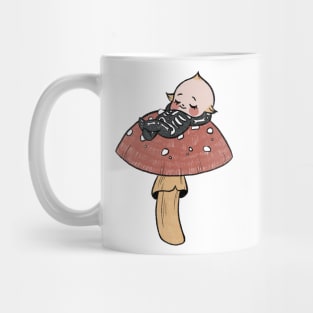 - sleeping on a mushroom Mug